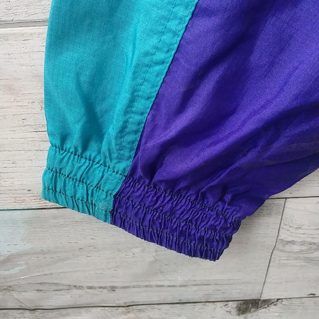 希少☆90s ナイキ 刺繍ロゴ ナイロンジャケット L～XL マルチカラー