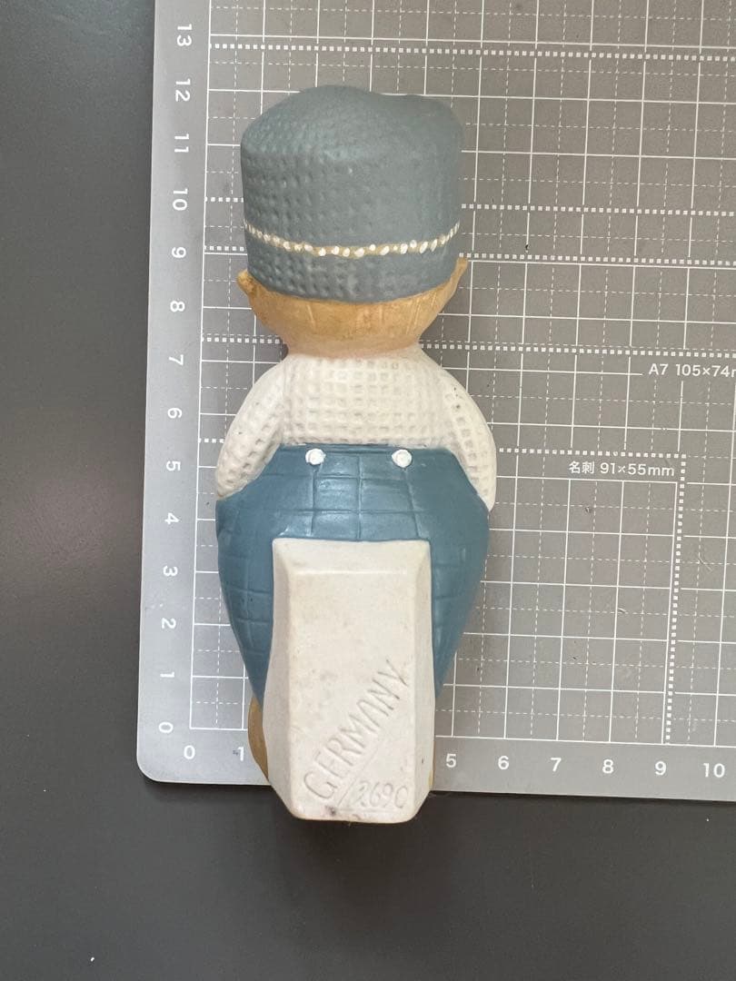 【アンティーク】ドイツ製 グーグリードール 海外作家さんリペイント11cm