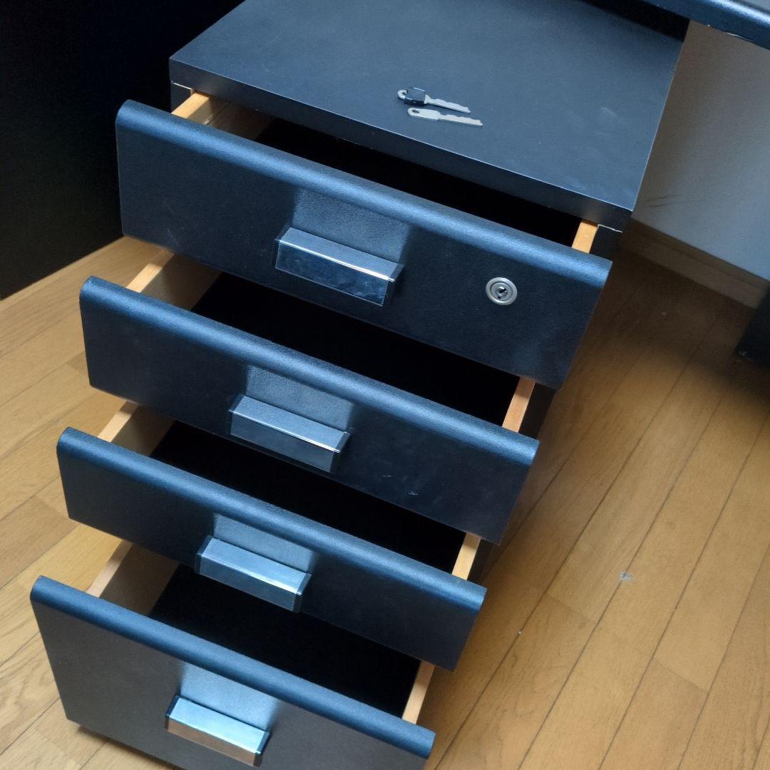 Audrey様②合計価格¥20000円 大型デスク 黒 ブラック L字型