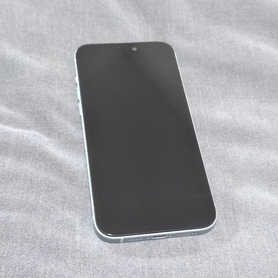 iPhone 15 plus ブルー 本体 背面割れ simフリー