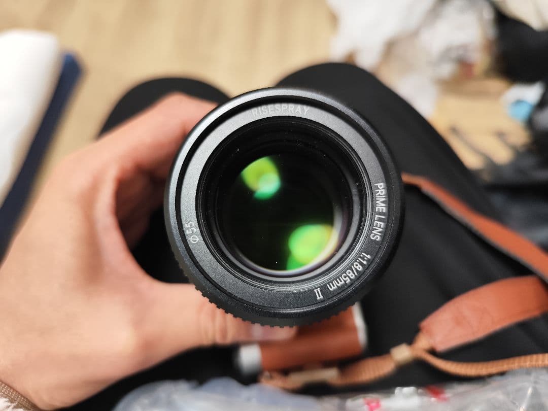 RISESPRAY 85mm f1.8 単焦点レンズ Xマウント MF 希少