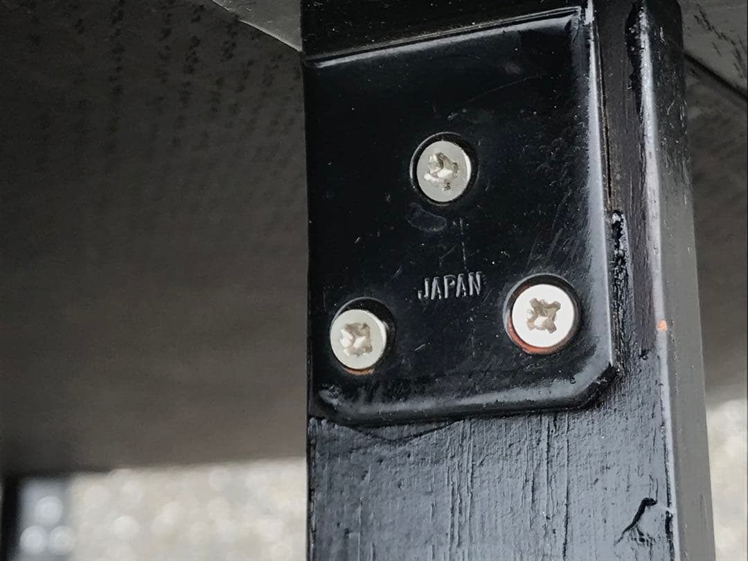 ◉木製丸型座卓◉ 117cm 黒