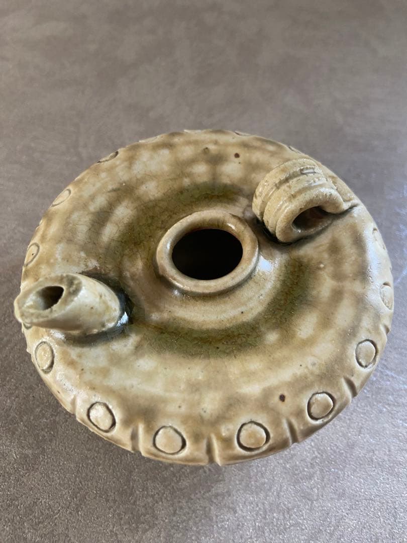 古瀬戸水滴　加藤宇助 作　共箱