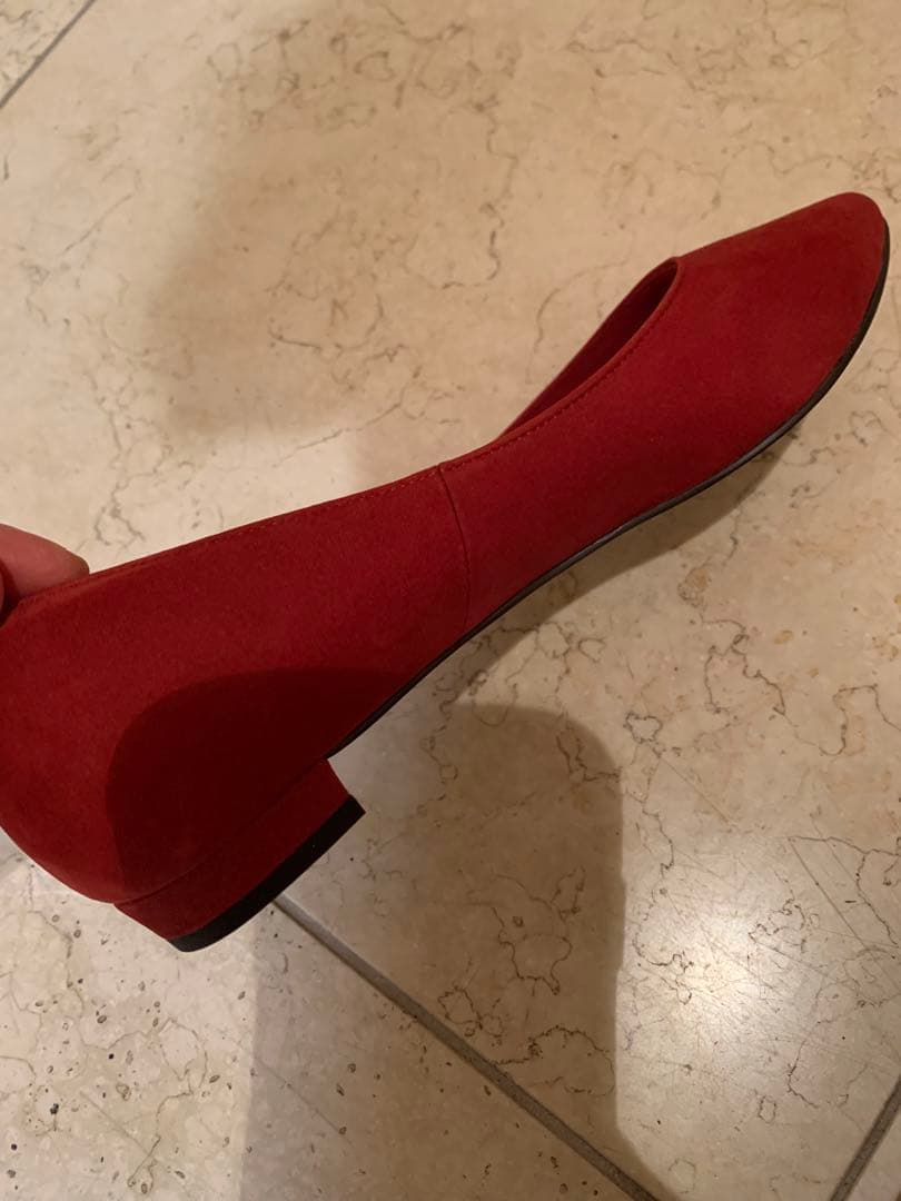 オデットエオディール　赤パンプス22センチ
