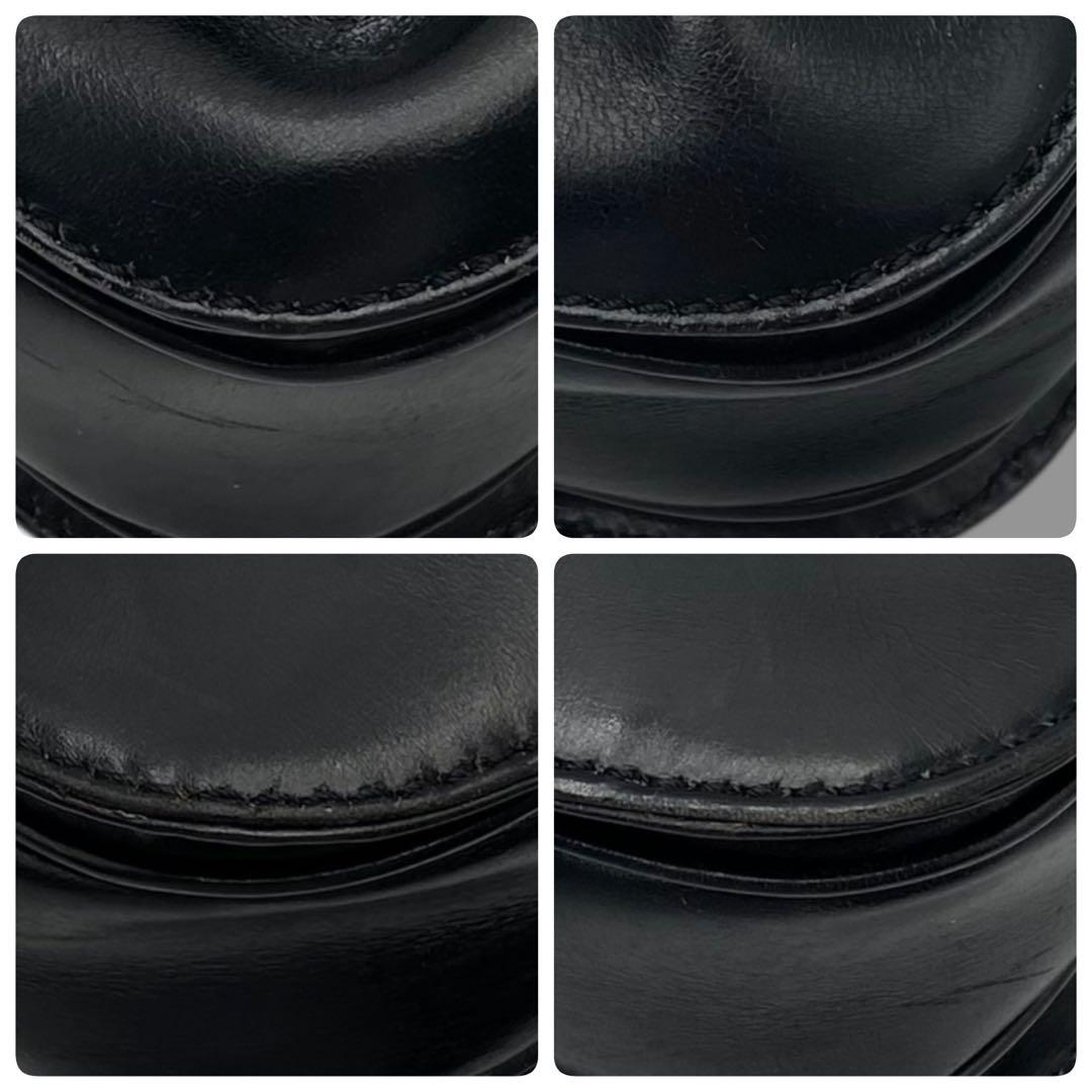 良品 LOEWE ロエベ アナグラム レザー ショルダーバッグ Vintage