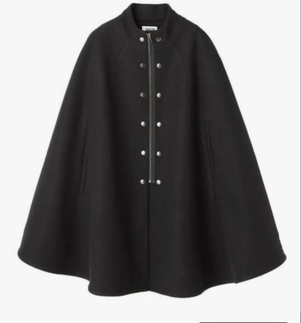 MARY QUANT アーカイブポンチョ　コート ブラック