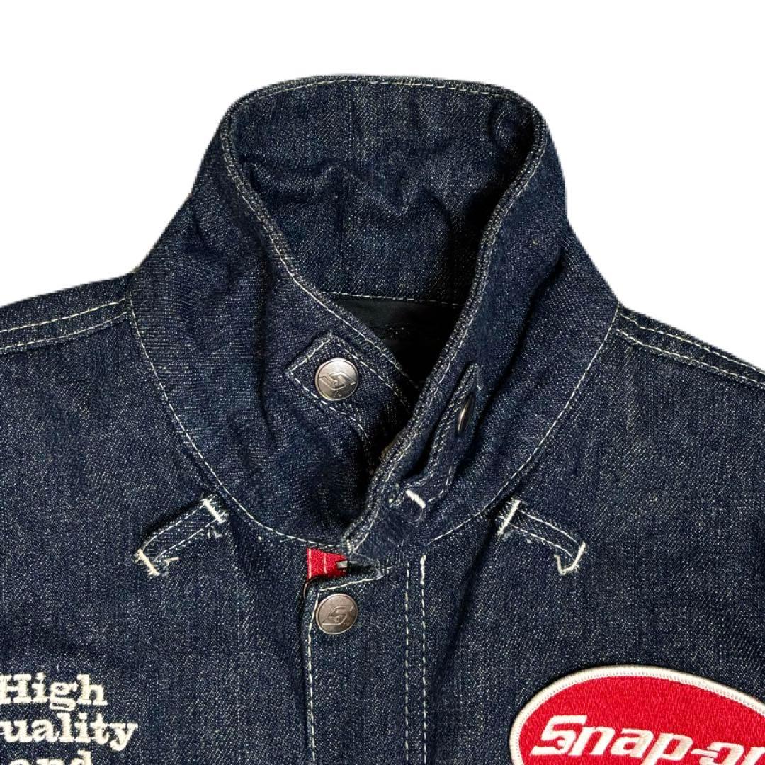 Snap-on 2WAYデニムジャンプスーツ/ツナギ/オールインワン