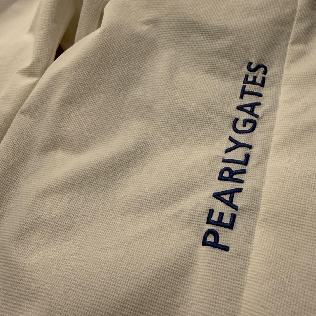 美品　パーリーゲイツ　ジョガーパンツ　XL〜XXL相当 白　ホワイト　ドライ素材