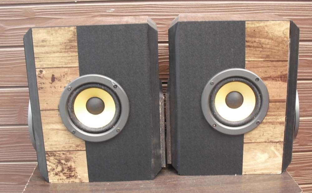 改造スピーカー ダブル ウーファ バナナプラグ対応