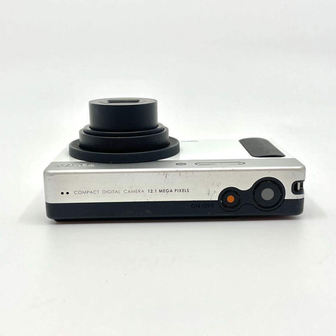 【スマホ転送セット】PENTAX OPTIO H90 ホワイト オールドコンデジ