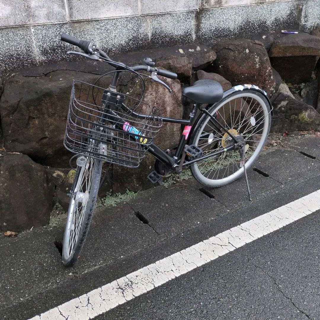 27インチ自転車(黒)熊本です
