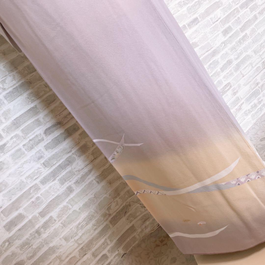 訪問着　フルセット　短冊　金彩加工　入学式　卒業式　着物　I5