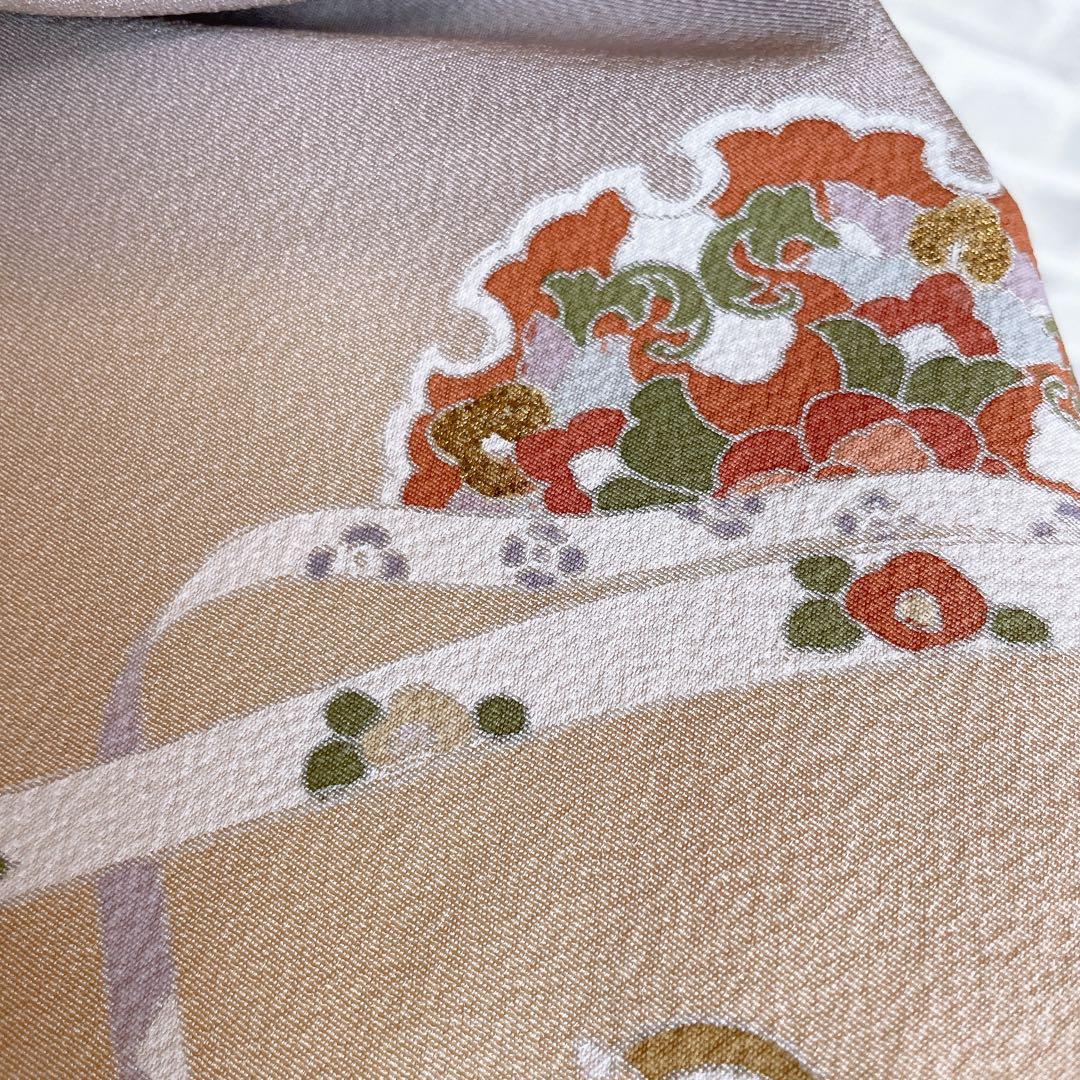 訪問着　フルセット　短冊　金彩加工　入学式　卒業式　着物　I5