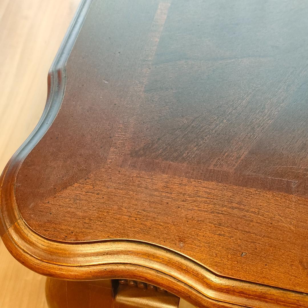 クイーン・アン様式　コーヒーテーブル　センターテーブル　猫脚