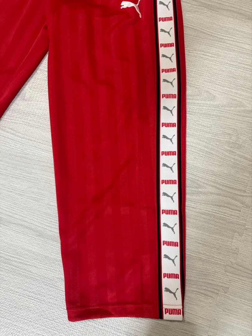 【新品未使用】PUMA プーマ M ジャージ上下セット 赤 タグ付き 送料無料