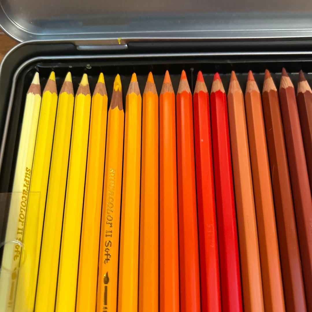 カランダッシュ スプラカラーソフト　水溶性色鉛筆120色セット