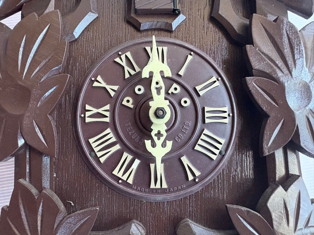 POPPO 手塚時計製鳩時計 振り子時計 掛時計 柱時計 時計 壁飾り