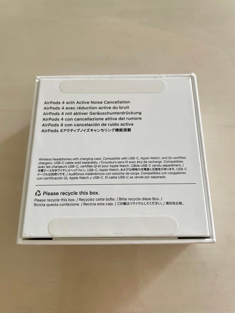 AirPods 4 アクティブノイズキャンセリング機能付