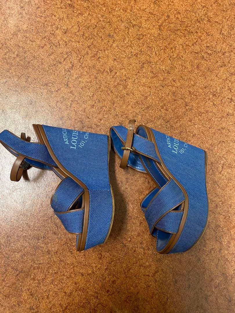 Anne　ルィヴィトン　サンダル　デニム35.5