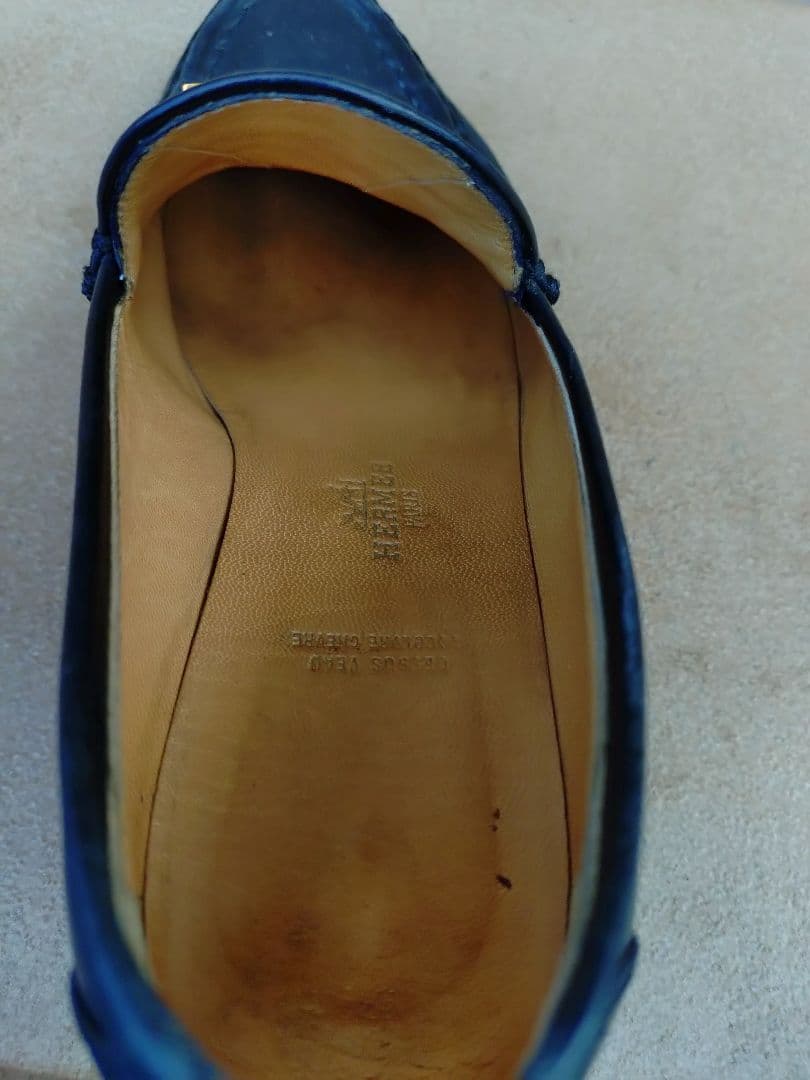 エルメス ブラック ローファー 35.5