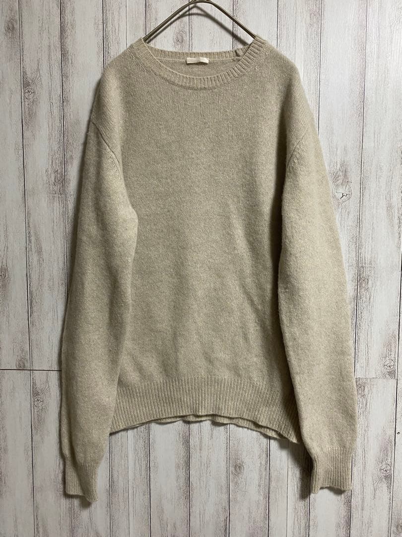 comoli ラムズウールクルーネックニット サイズ2