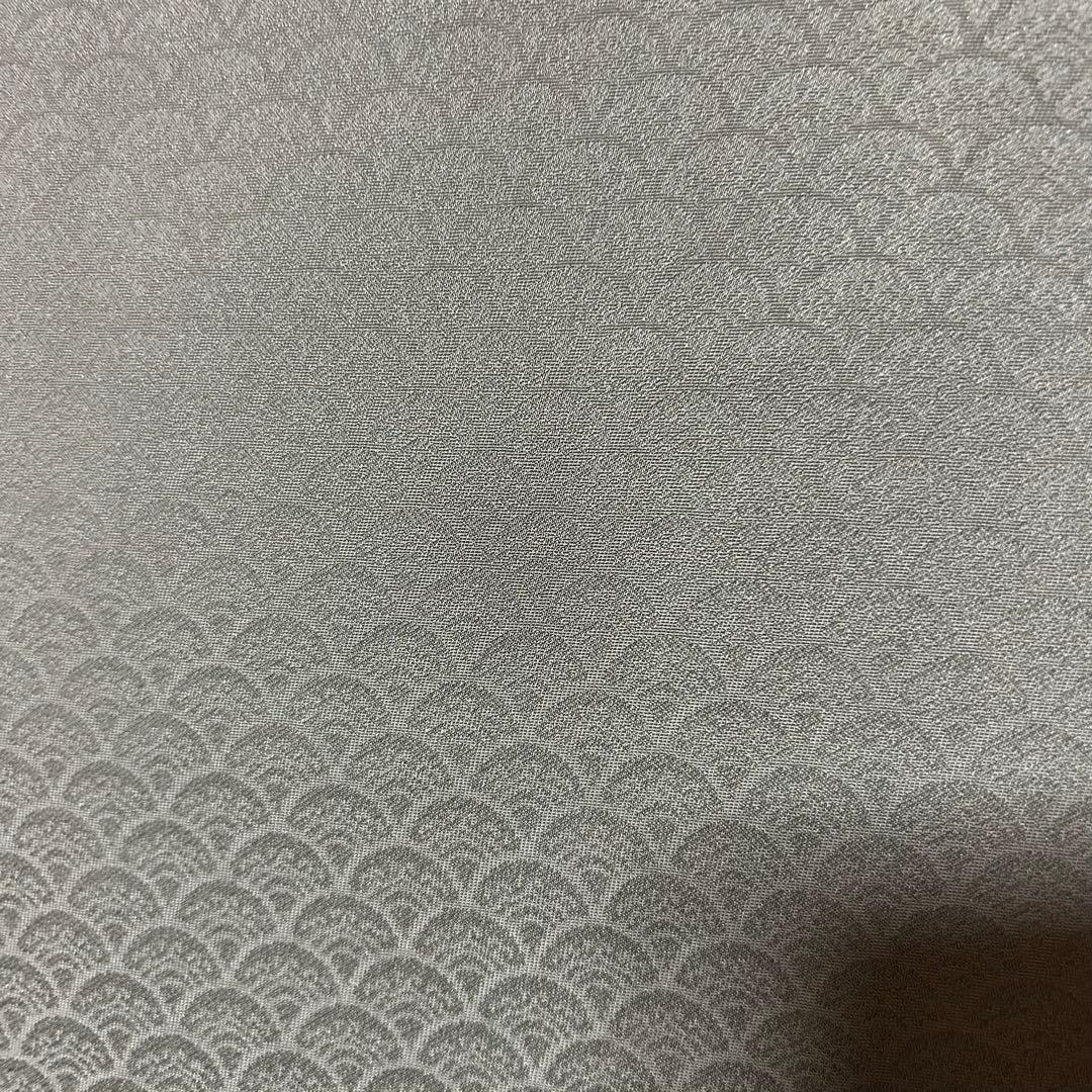 未使用　新品　美品　袷　正絹　紋付き　地紋　江戸小紋　訪問着　フルセット