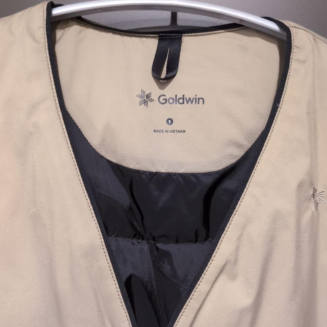 GOLDWIN Vネック ダウンカーディガン 1 ベージュ
