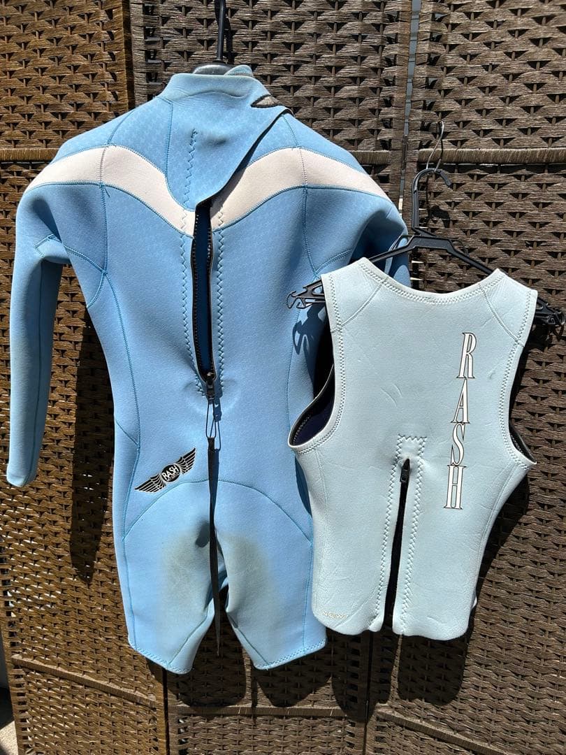 RASH ウェットスーツセット ライトブルー