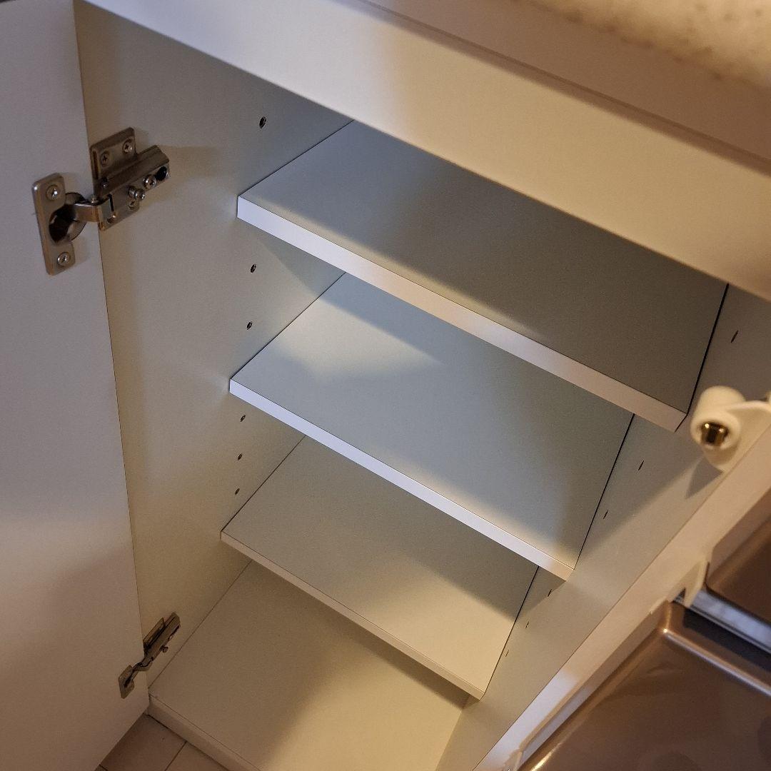 ニトリ　キッチンカウンター　アルミナ2 120cm