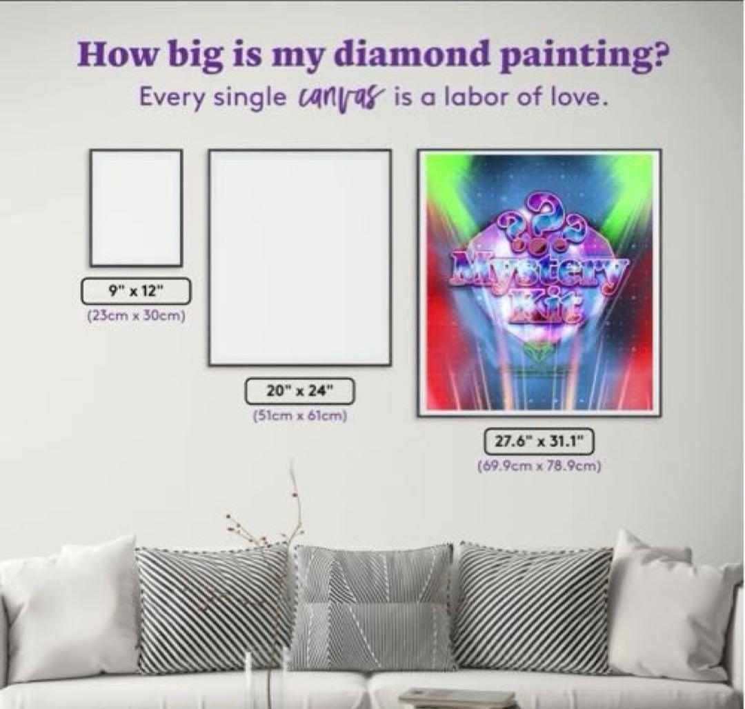 ダイヤモンドアートクラブ　ミステリーダイヤモンドアート