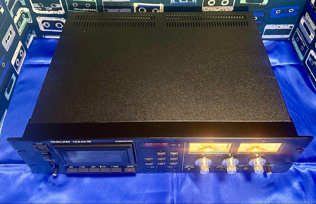 TASCAM プロ業務用3ヘッドカセットデッキ 122MK3 動作品 Ex109