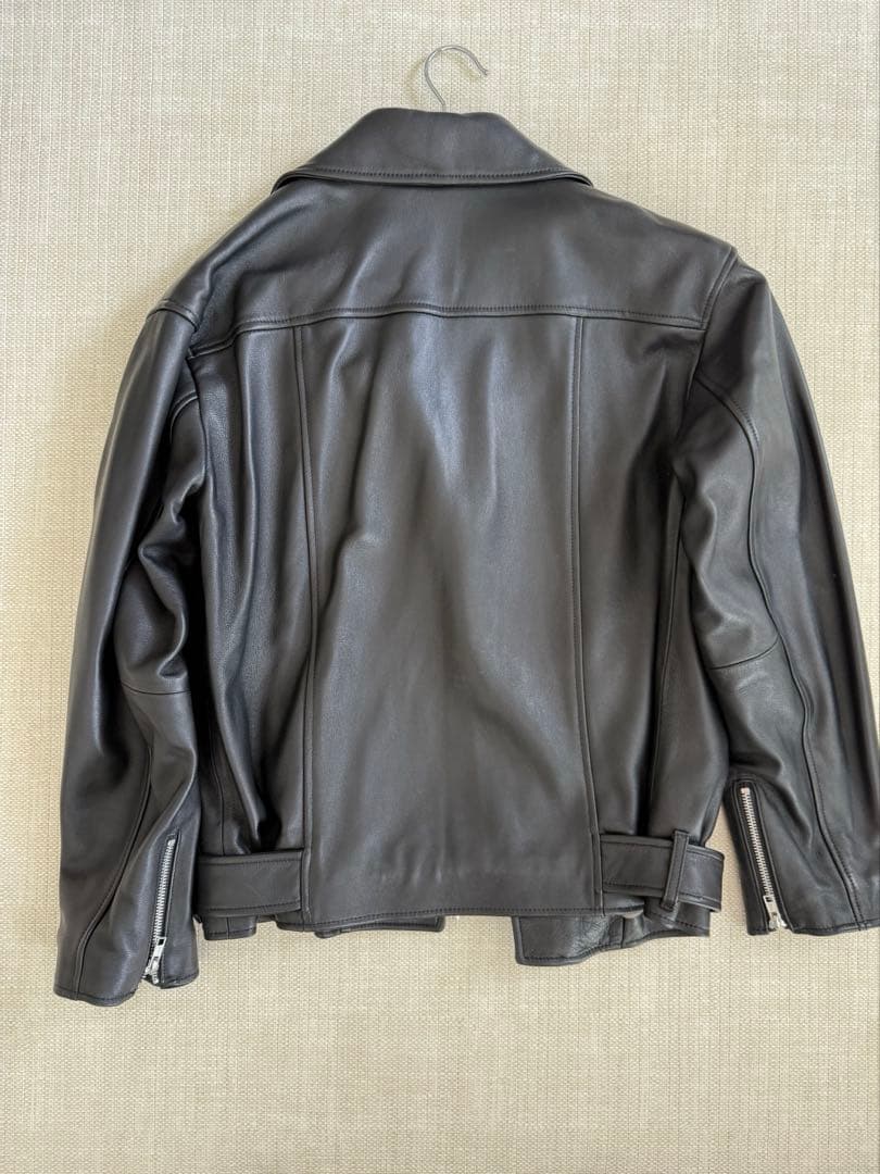 【未使用】Ungrid リアルレザー　ルーズライダース　羊革