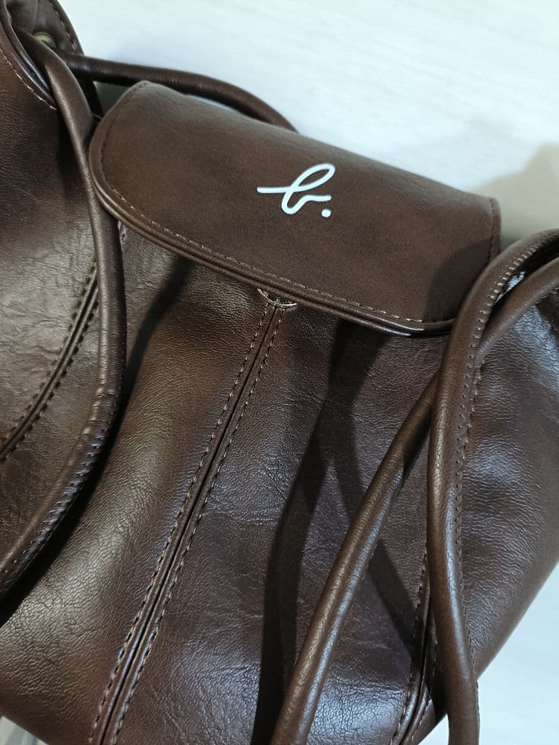 新品　Agnes bロゴ ブラウン　ショルダーバック　アニエス・ベー