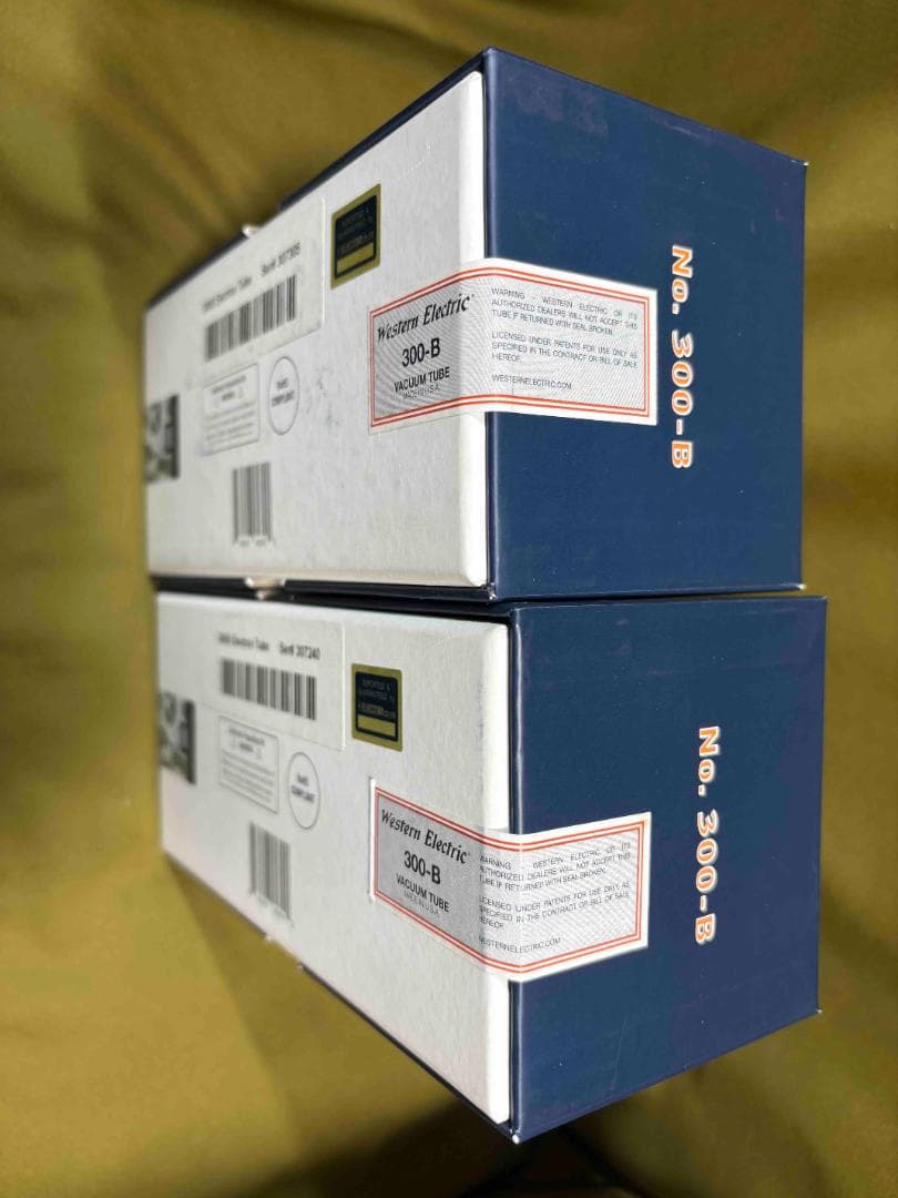 【完全未開封・5年保証可】Western Electric 300B ペア