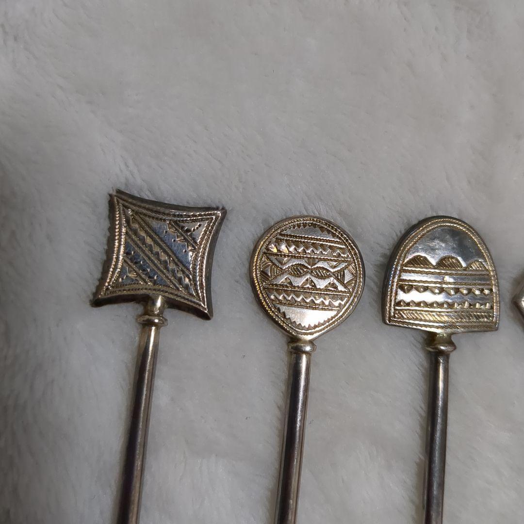 【HERMÈS】希少品 ヴィンテージ ティースプーン ロゴ刻印あり エルメス