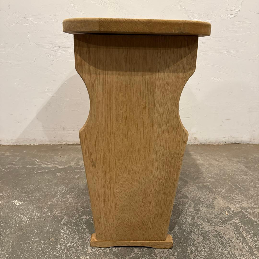 年末年始saleヴィンテージ　サイドテーブル　マガジンラック　引き出し付き　剥離