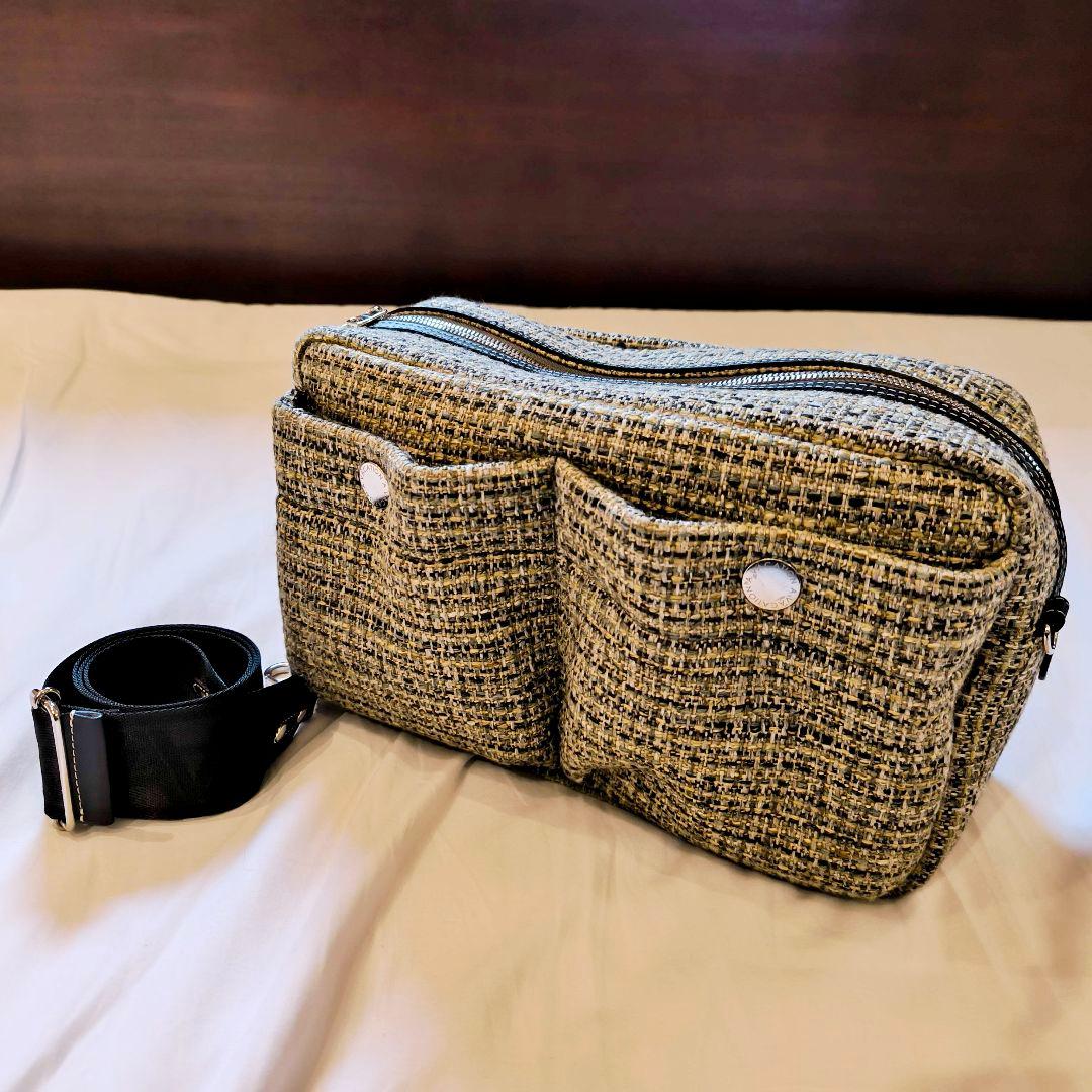 【美品】A VACATION TOOLS ツイード ショルダーバッグ