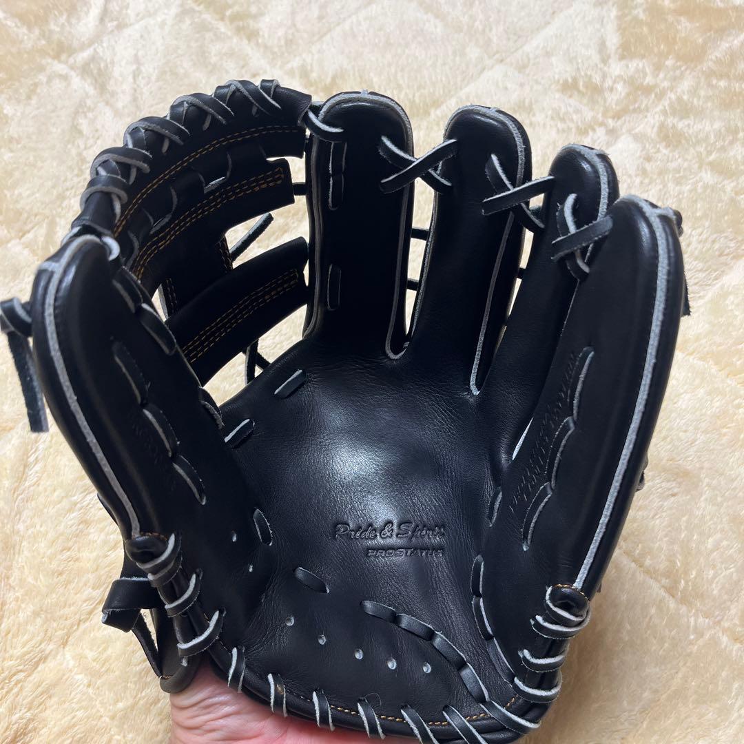 ZETT 黒 軟式グローブ プロステイタス