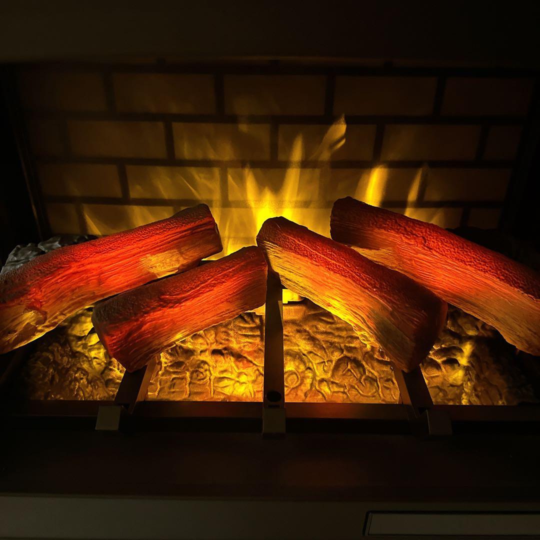 QVC 暖炉型ヒーター DFI-5010-01 速暖 デュラフレーム 送料無料