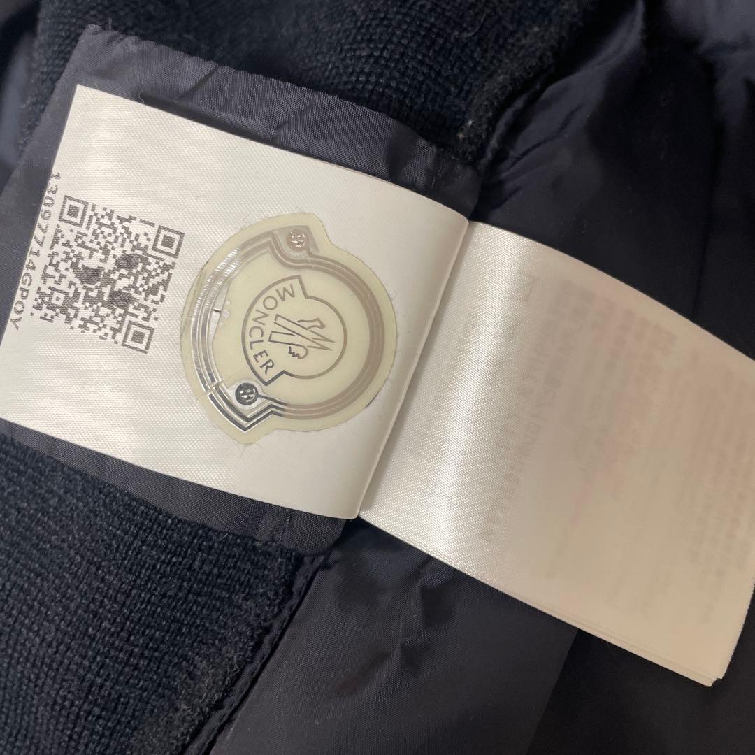 MONCLER ハイブリッド ダウンカーディガン メンズ ネイビー M