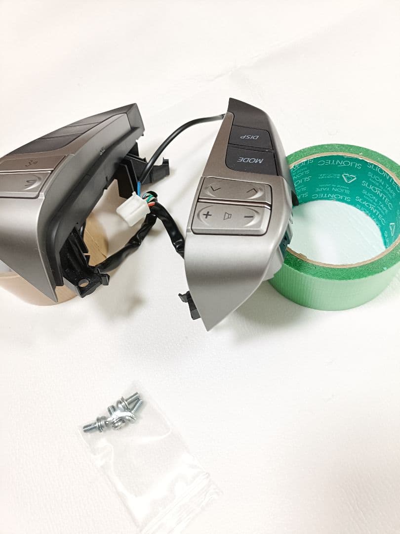 【LED打ち替え品】20ヴェルファイアアルファードステアリングスイッチホワイト白