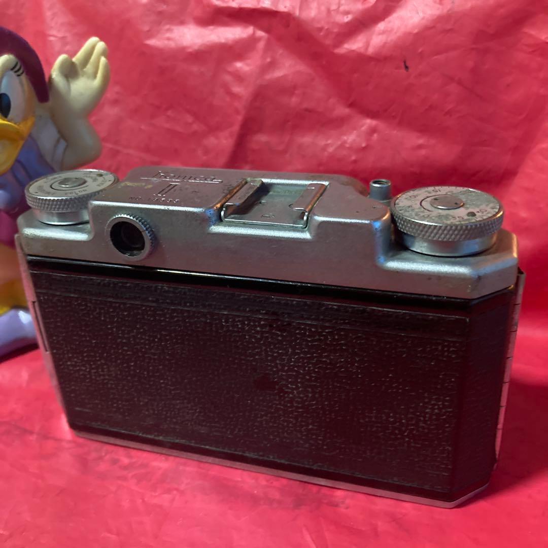 アンティークKonicaIIレンジファインダーカメラ訳有レンズ別購入機動完動傷有
