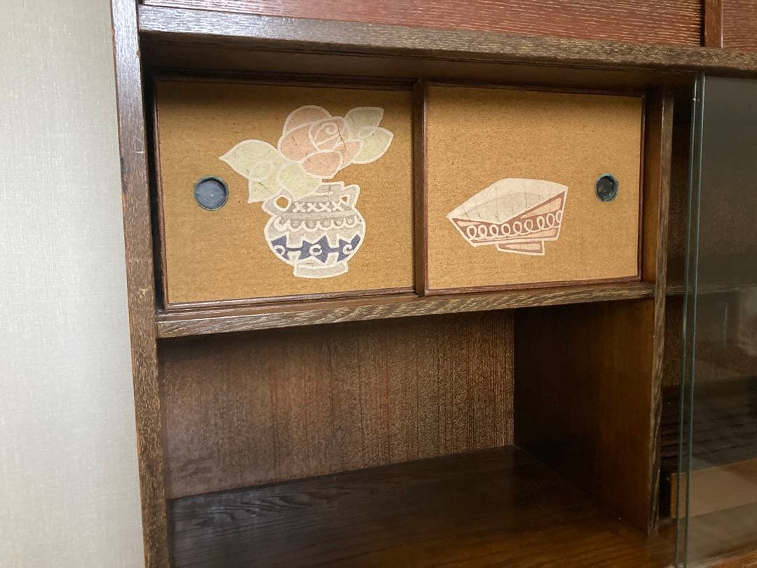 茶箪笥 昭和レトロ インテリア 飾り棚　アンティーク　和風