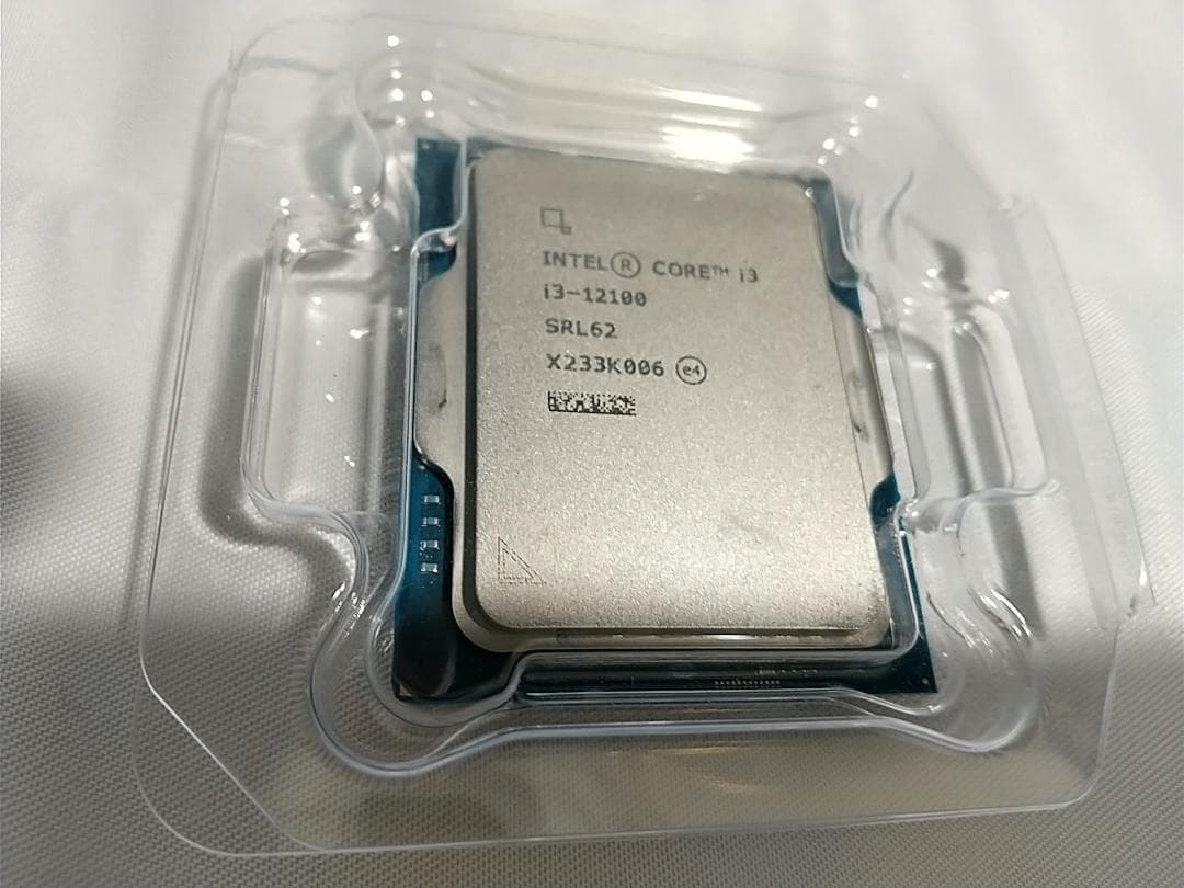 【動作確認済】Intel Core i3-12100 CPU LGA1700