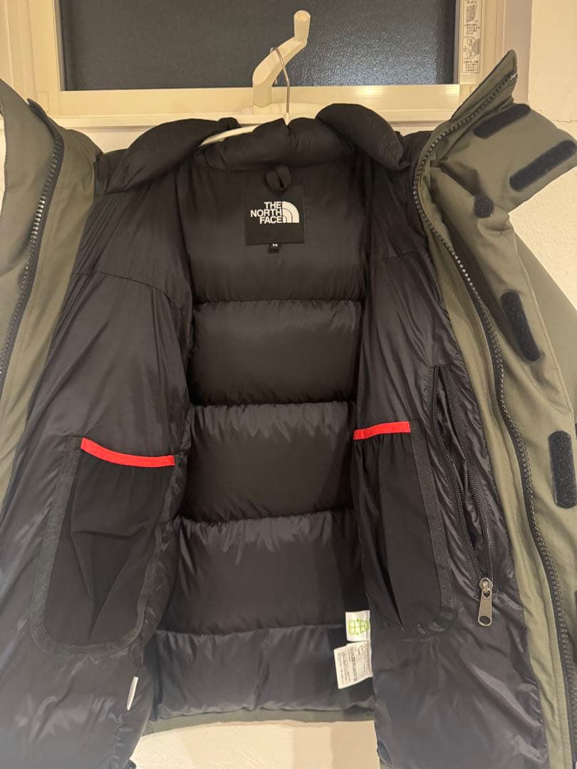 極美品THE NORTH FACE ダウンジャケット オリーブグリーン/ブラック