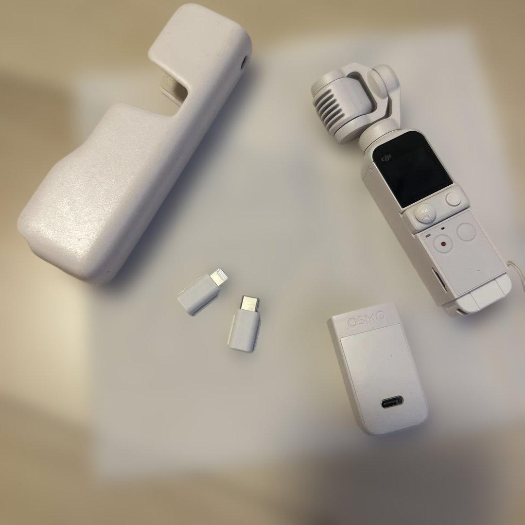 【DJI Pocket 2 Sunset White】 本体と付属品
