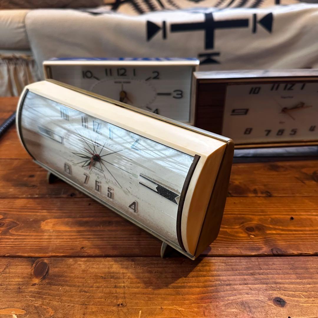 昭和レトロ　置き時計　時計　3台　ジャンク扱いです