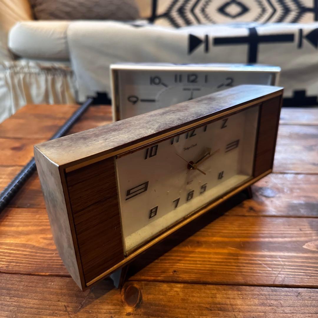 昭和レトロ　置き時計　時計　3台　ジャンク扱いです