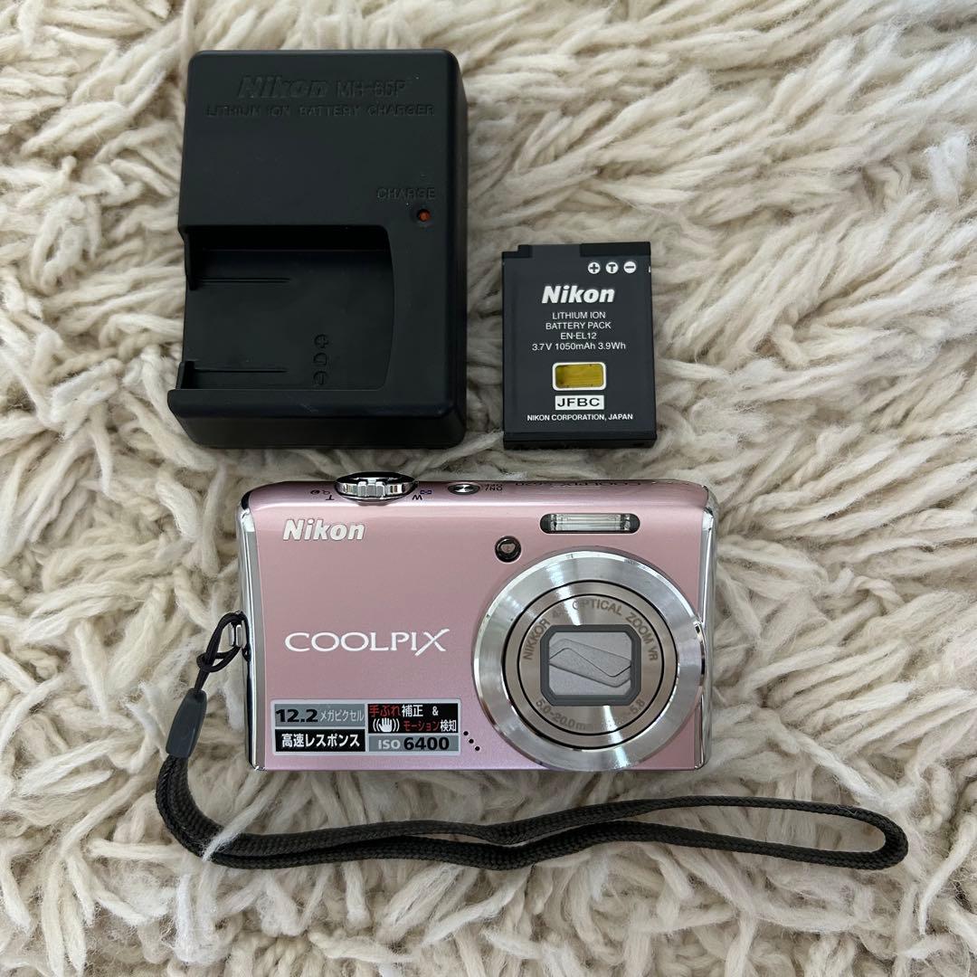 【✨極美品✨】Nikon COOLPIX S620 平成レトロ コンデジ ピンク