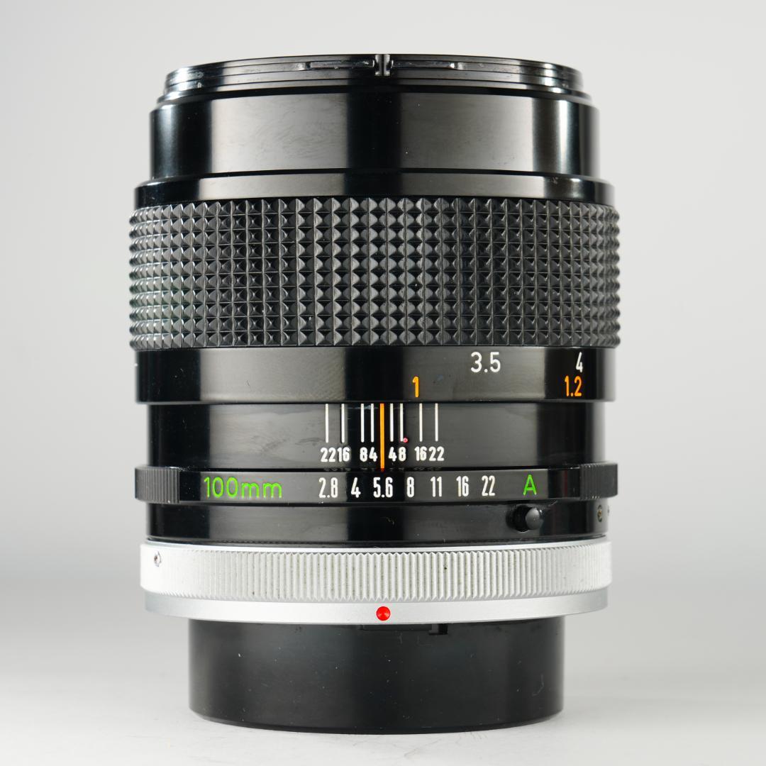 【Lレンズ級】Canon FD 100mm F2.8 S.S.C 899